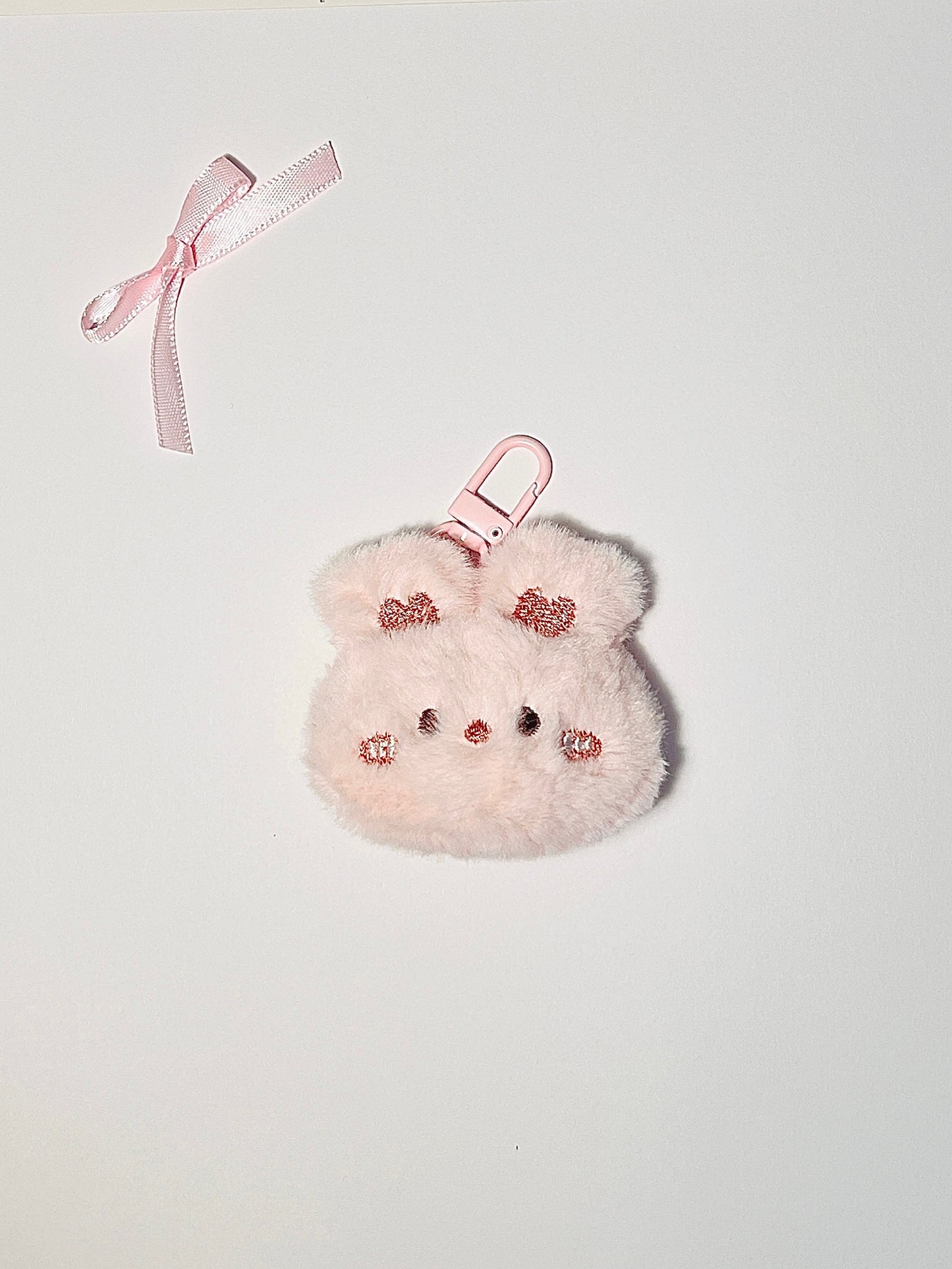 Snowy Bunny Plush Charm