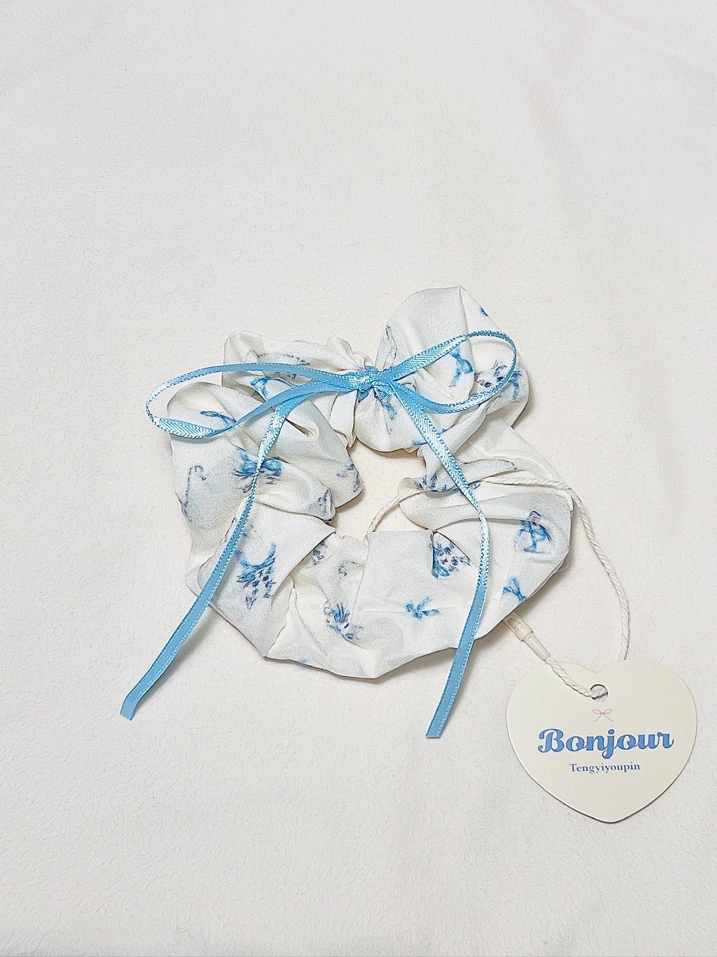 Whisper Kitty Scrunchie