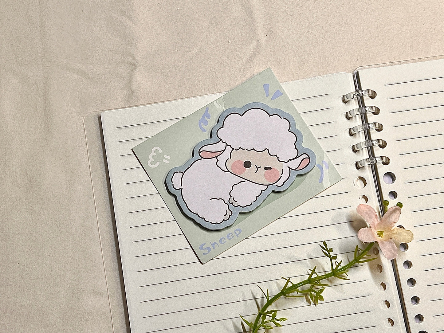 Sheep Die-Cut Sticky Note