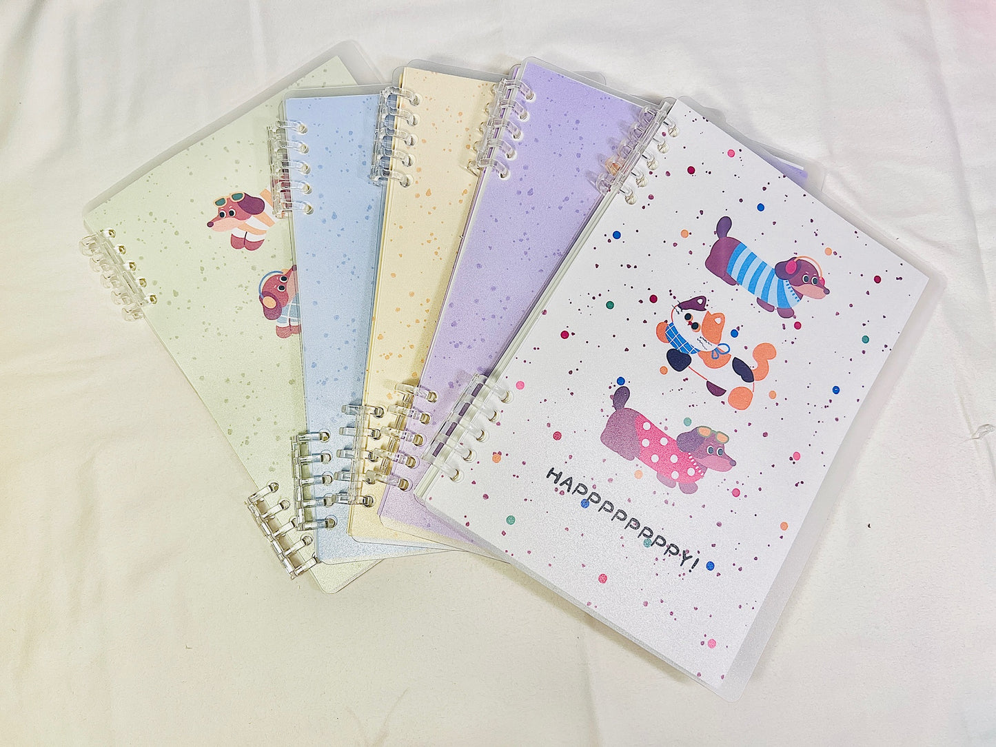 Kitty&Puppy Themed Spiral Notebook