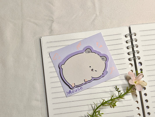Mouse Die-Cut Sticky Note