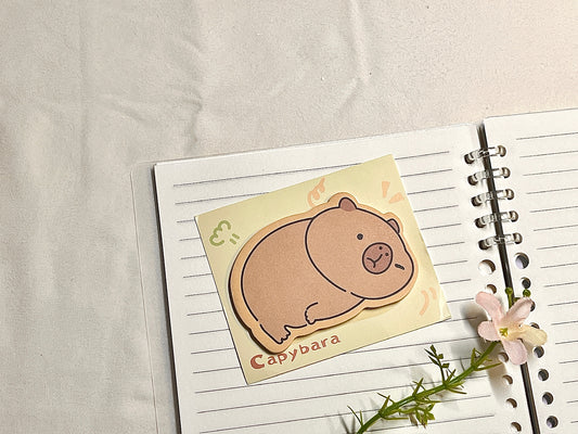 Capybara Die-Cut Sticky Note