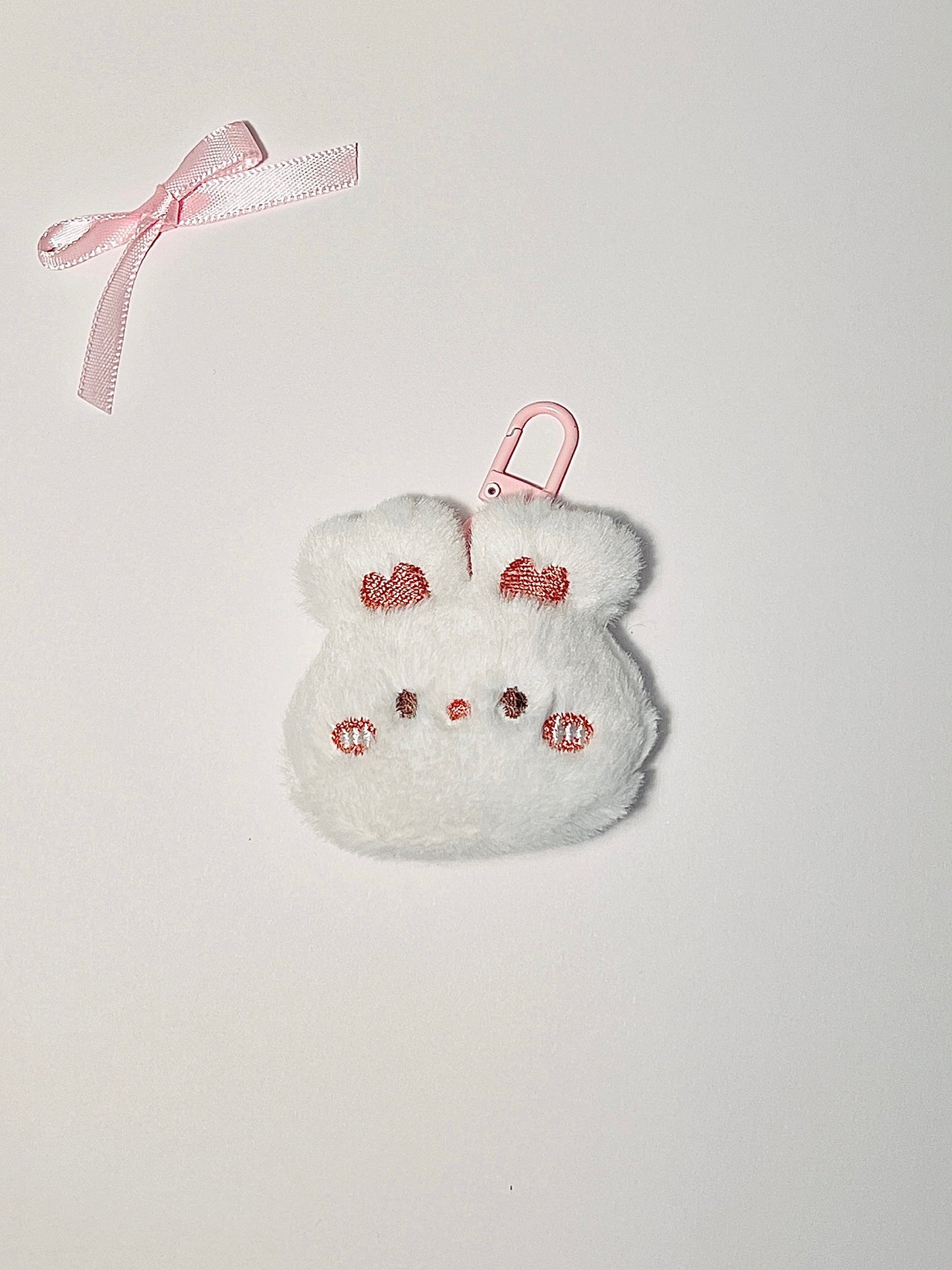 Snowy Bunny Plush Charm