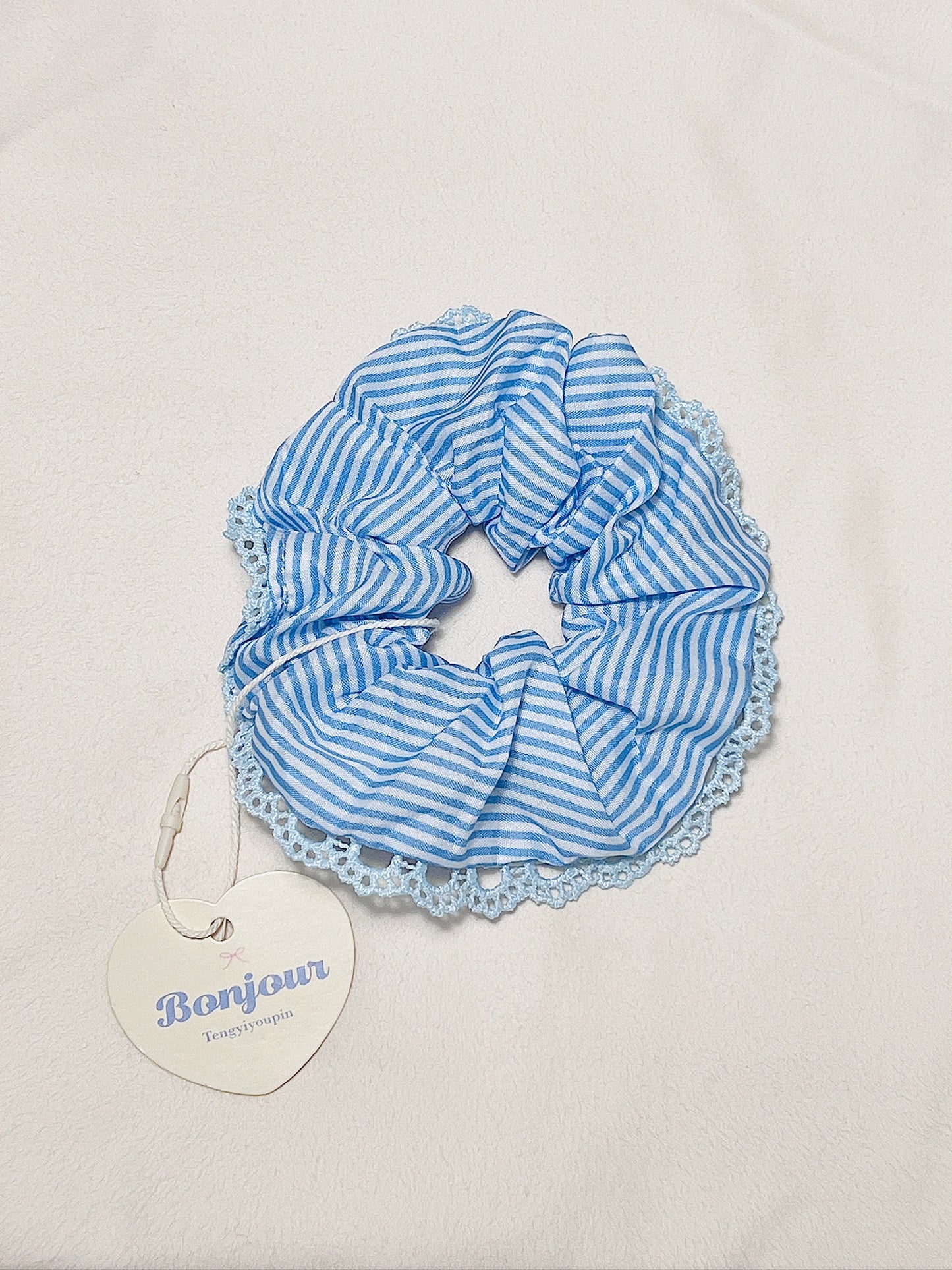 Bluebell Lace Scrunchie