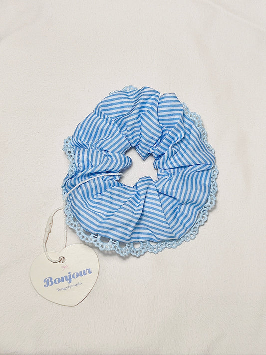 Bluebell Lace Scrunchie