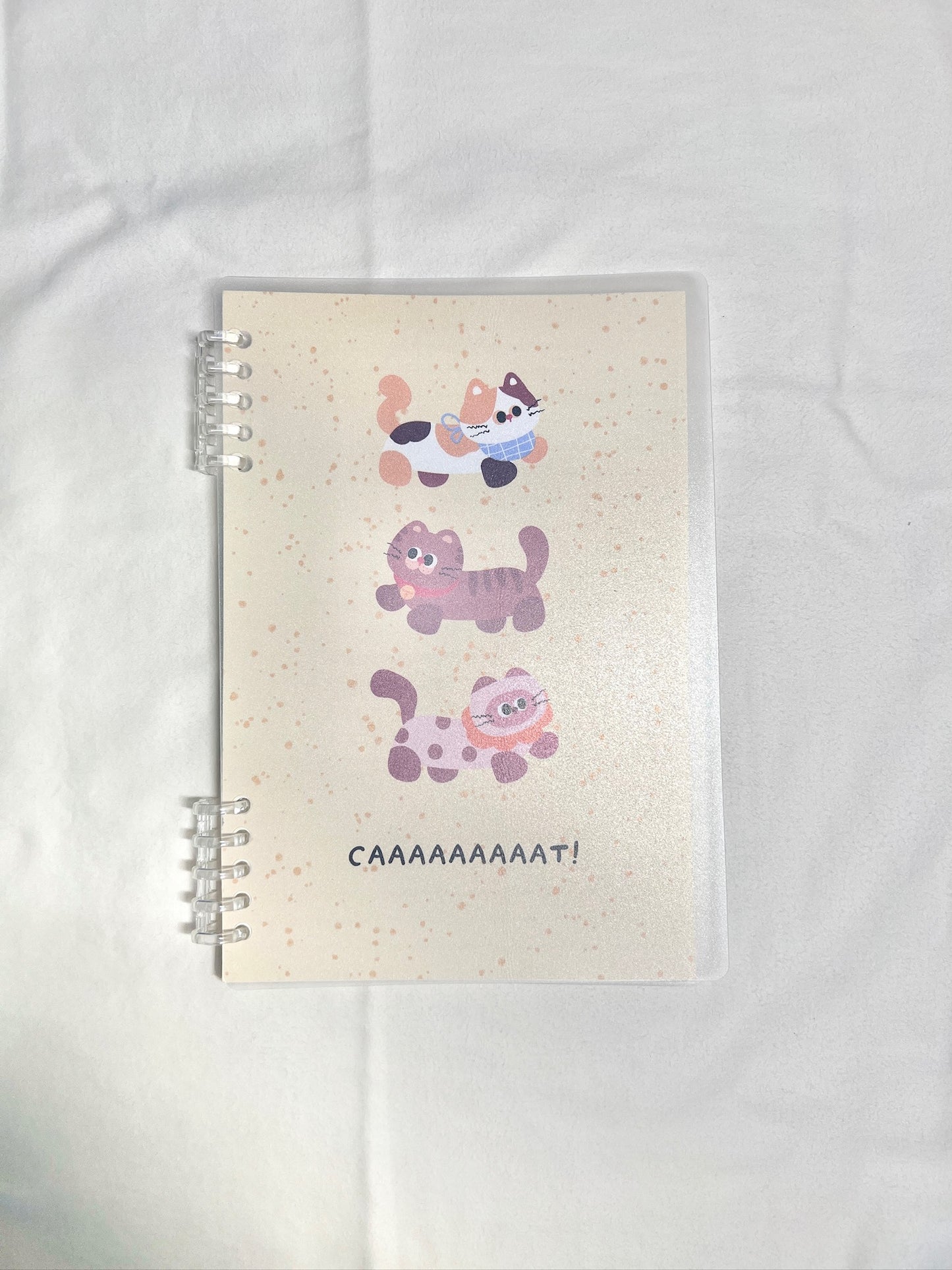 Kitty&Puppy Themed Spiral Notebook