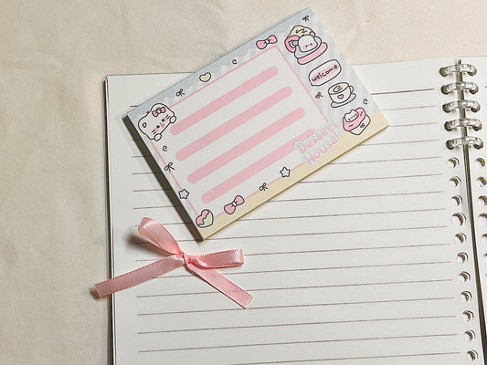 Dessert House Memo Pad