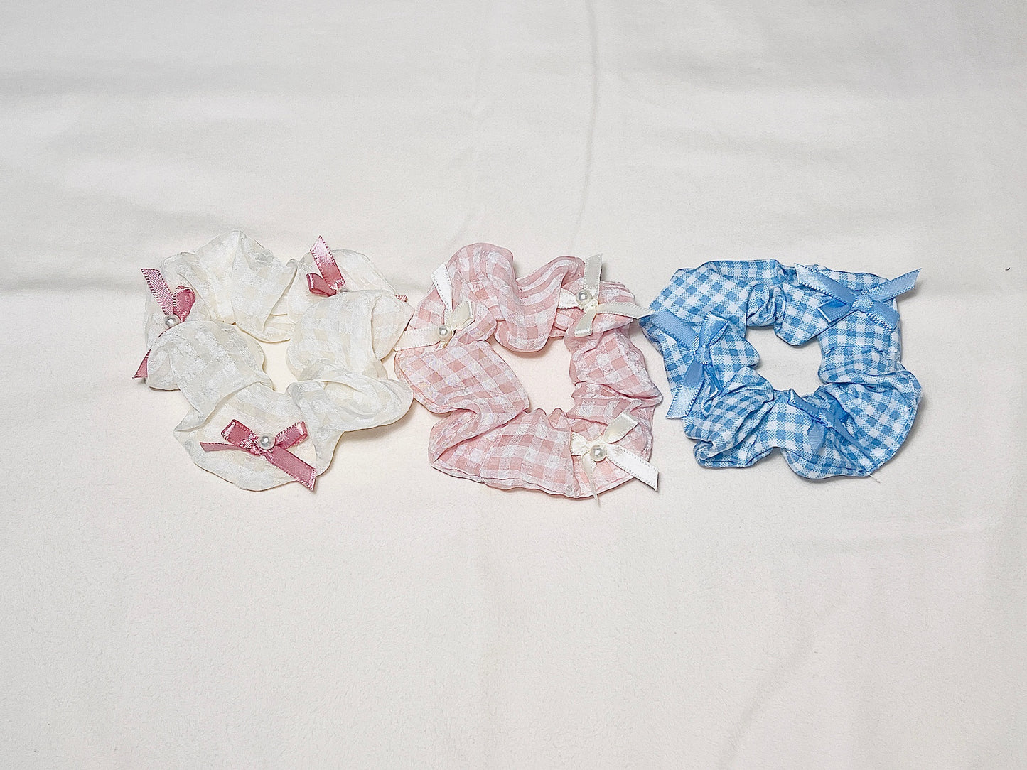 Sweet Ribbon Scrunchies Set